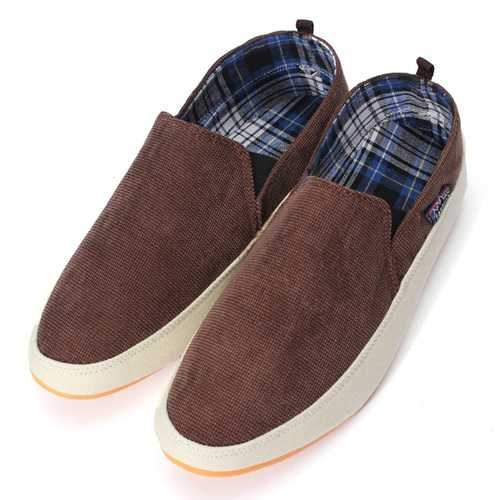 Mens Canvas Casual Trainers Boat Shoes