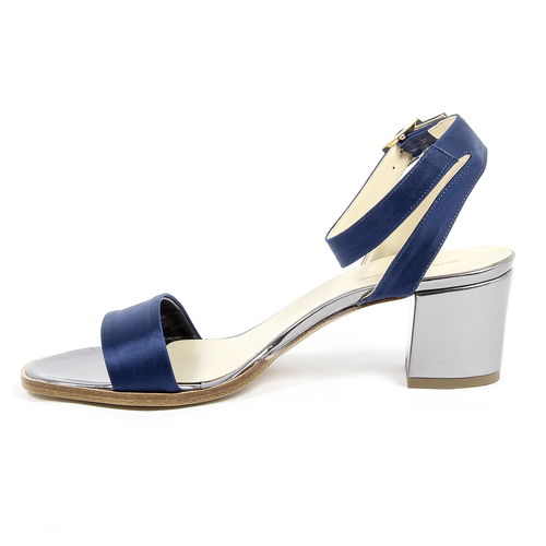 V 1969 Italia Womens Ankle Strap Sandal Blue ANNA