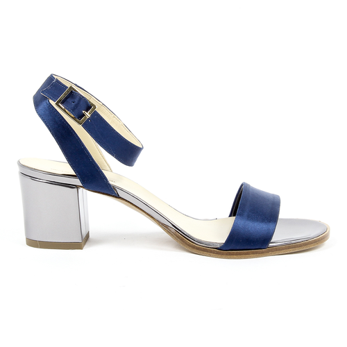 V 1969 Italia Womens Ankle Strap Sandal Blue ANNA