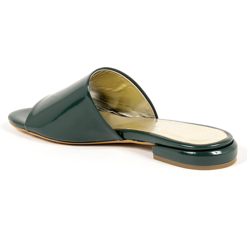 V 1969 Italia Womens Flat Sandal Green IZAR