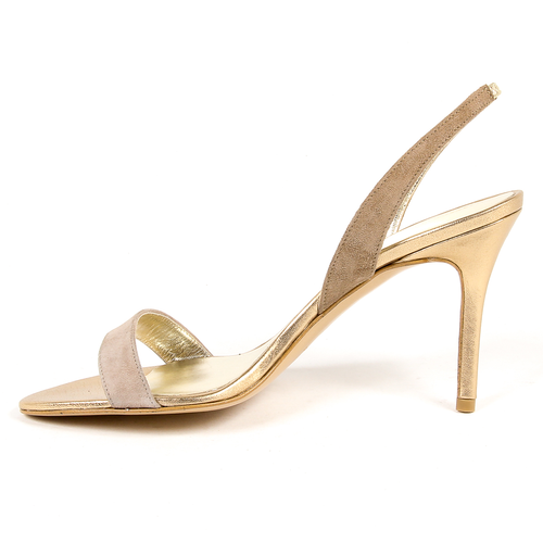 V 1969 Italia Womens Ankle Strap Sandal Gold ELEONOR