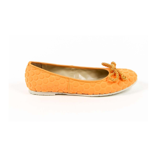 V 1969 Italia Womens Ballerina E08 TESSUTO ARANCIONE