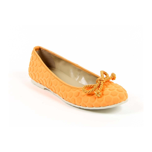 V 1969 Italia Womens Ballerina E08 TESSUTO ARANCIONE