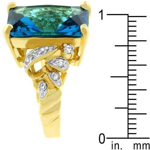 Blue Lagoon Cocktail Ring