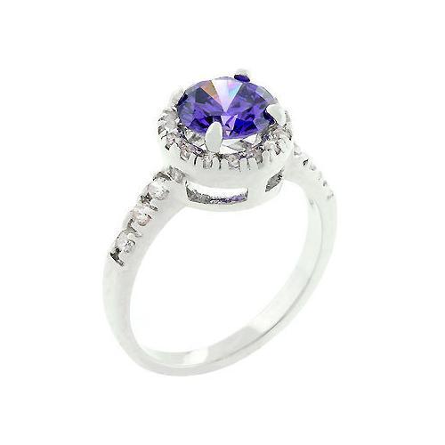 Tanzanite Purple Crown Ring