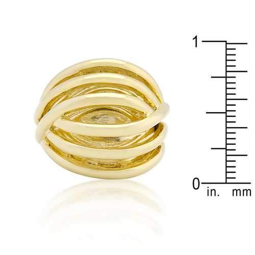 Golden Illusion Fashion Ring