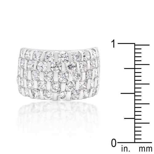 Channel Set Princess Cut Ring