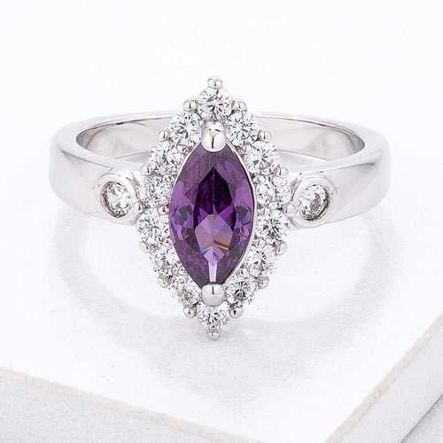 Stunning 1 Ct. Marquise Halo Ring