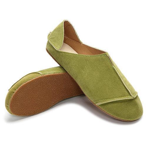 Stitching Candy Color Slip On Casual Lazy Shoes