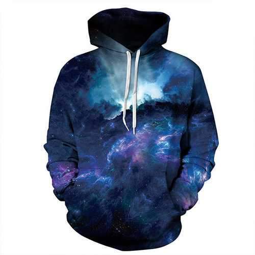 Mens Fashion 3D Colorful Hoodies