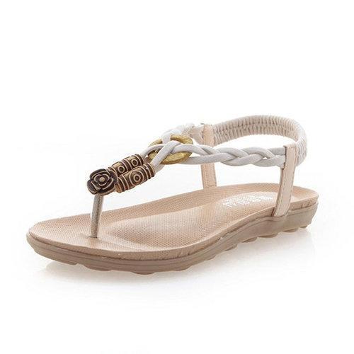 Bohemia Flip Flops Vintage Slip On Summer Flat Beach Sandals