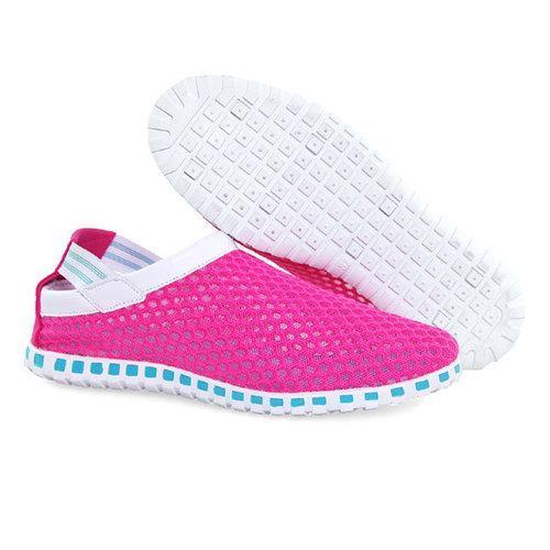 Big Size Breathable Mesh Hollow Out Sandals Slip On Casual Beach Shoes