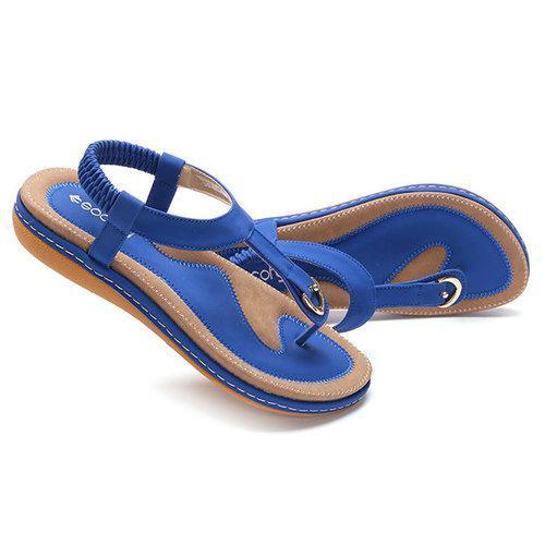 Comfy Elastic Clip Toe Beach Sandals