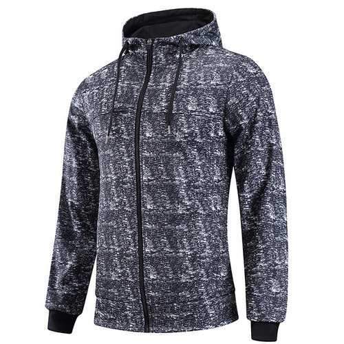 Mens Camo Zip Up Hoodies