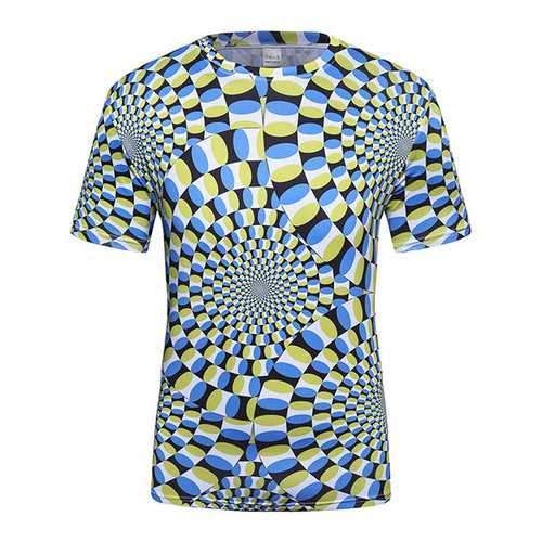 Personalized Colored Vertigo Dot 3D Printing T-shirt