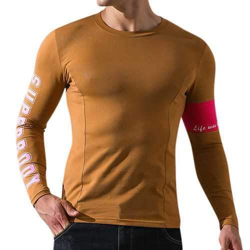 SUPERBODY Sexy Tight Body Undershirt Sport T-shirt