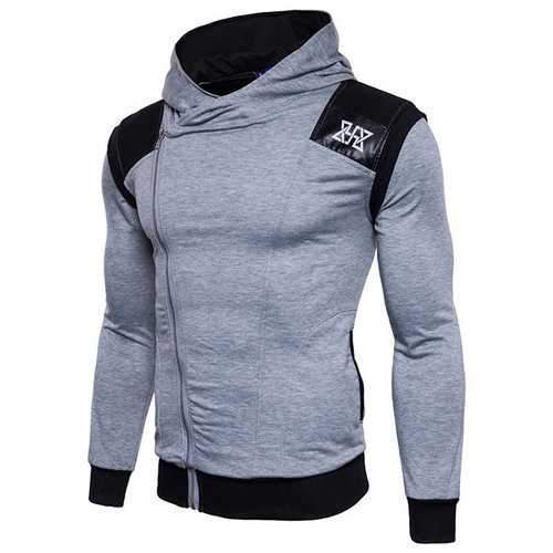 Zip Up Slim Fit Casual Sport Hoodies