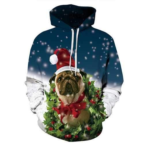 Unisex Christmas Style Casual Hoodies