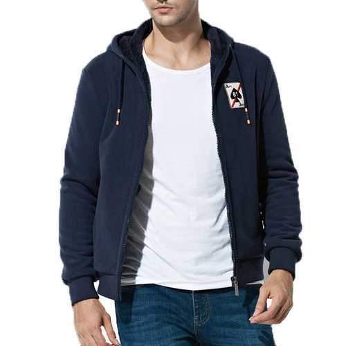 Mens Zip Up Casual Hoodies