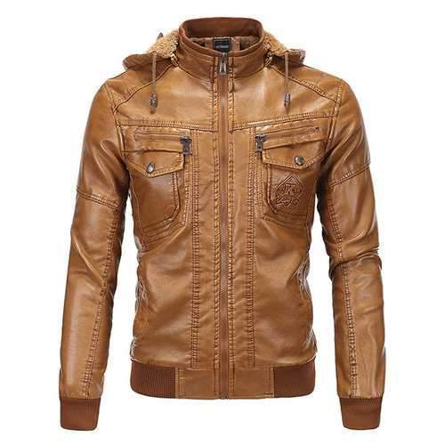 Vintage Thicken Moto Leather Jacket