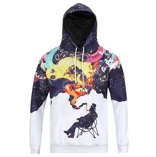 3D Colorful Printed Casual Hoodies