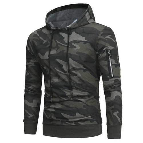 Mens Fashion Camouflage Hoodie