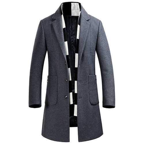 Mid Long Wool Winter Jacket