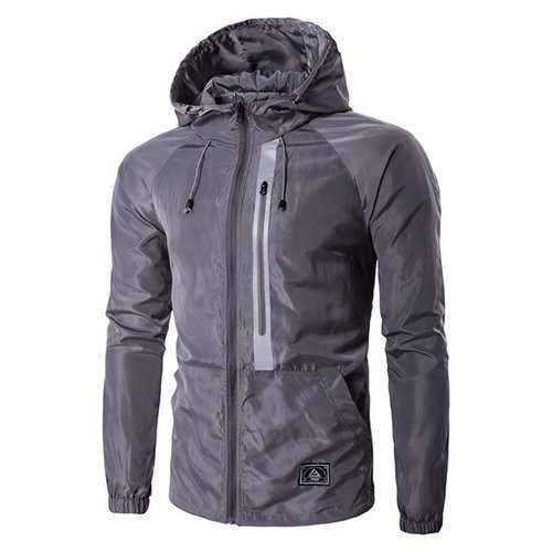 Zip Up Casual Hooded Jacket