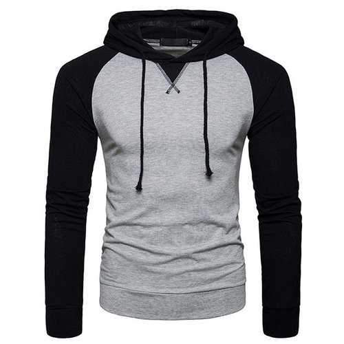 Mens Hit Color Sport Hoodies