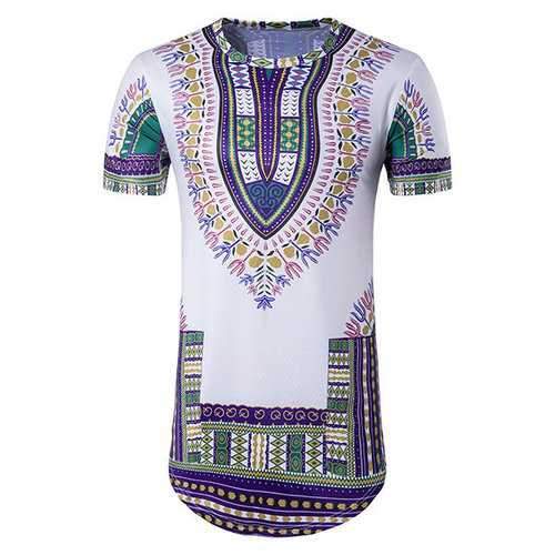 National Style 3D Printed Casual T shirt