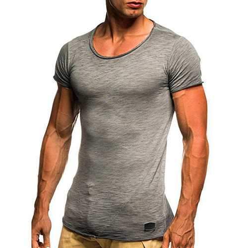 Summer Breathable Basic Casual T Shirt