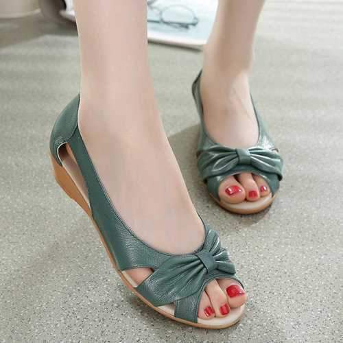 Peep Toe Hollow Out Sandals