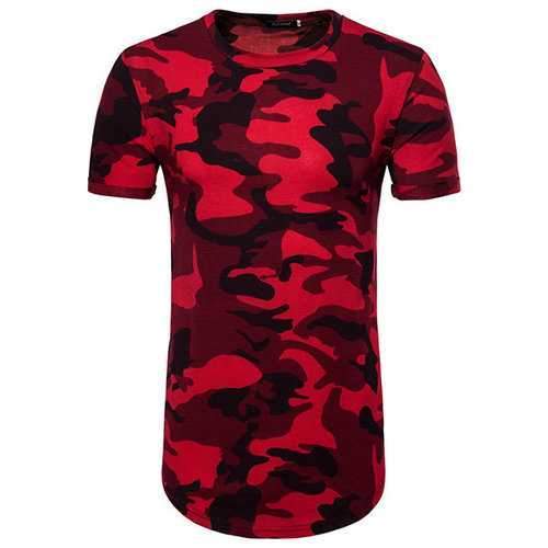 Hip-Hop Camouflage Casual Graphic T Shirt