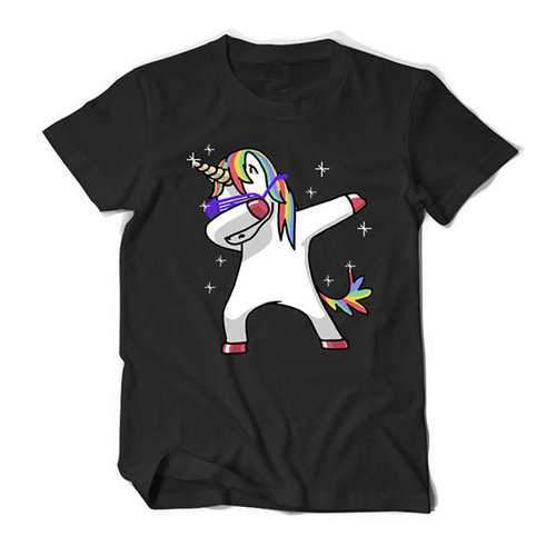 100% Cotton Breathable Unicorn Printed T Shirts