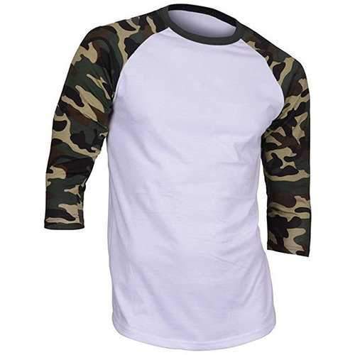 Camouflage Half Sleeve Casual T Shirts