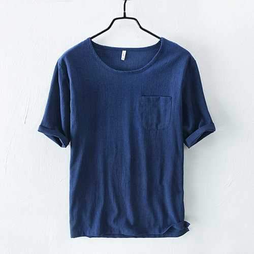 Comfortable Solid Color Casual T Shirts