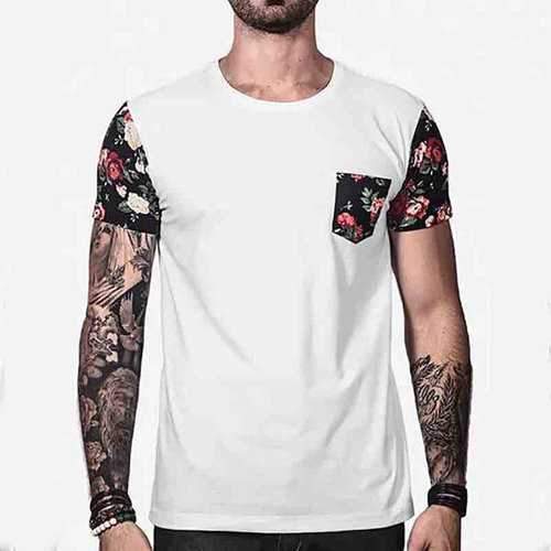 Summer Flower Printed Casual T Shirts