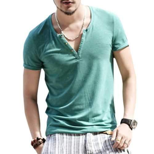 Summer Thin Solid Color T Shirt