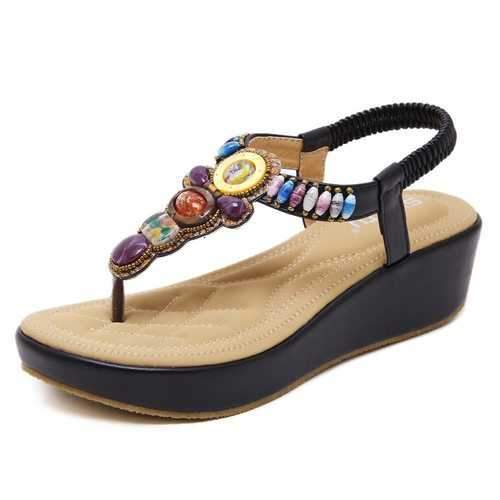 Large Size Bohemia Platform Sandals