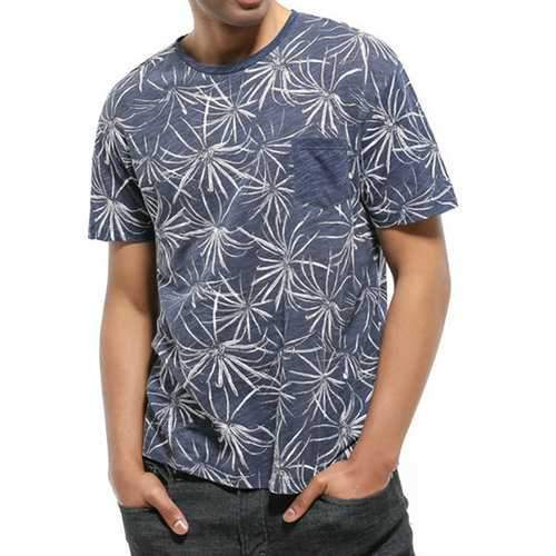 100%Cotton Flower Printed T Shirts