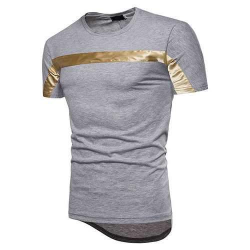 Golden Ribbon Design Fashion T Shirts