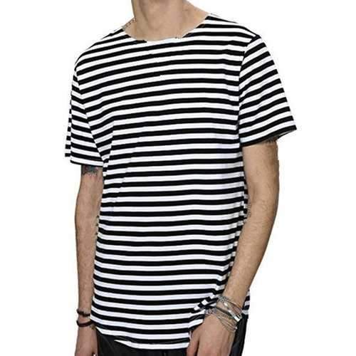 Hip-Hop Striped Printed Summer T Shirts