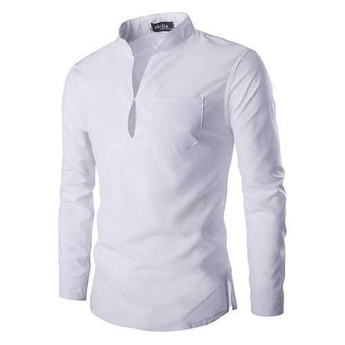 Breathable Solid Color Casual T Shirts