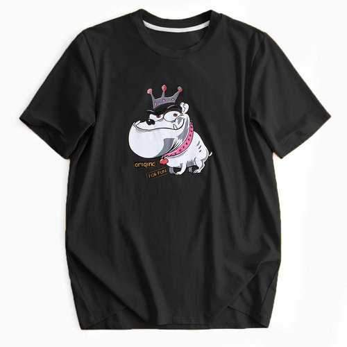 Cotton Comfy Dog Printed T Shirt