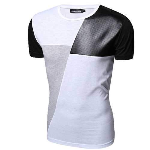 Stylish Patchwork Casual Summer T Shirts