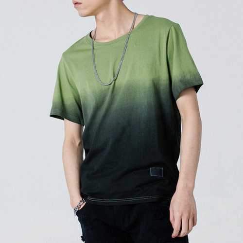 100%Cotton Gradient Color T Shirts