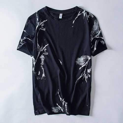 Chinese Style Printing Casual Summer T Shirts