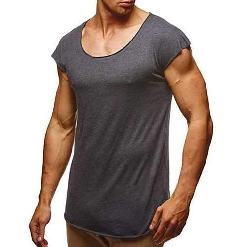 Basic Pure Color Casual T Shirts