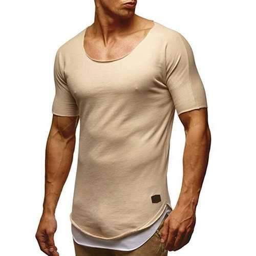 100%Cotton Breathable Slim Casual T Shirts