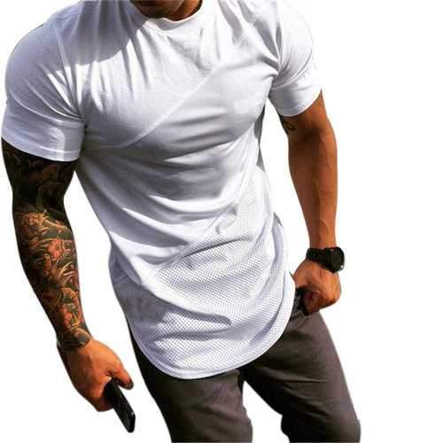 Patchwork Sport Breathable Casual T Shirts